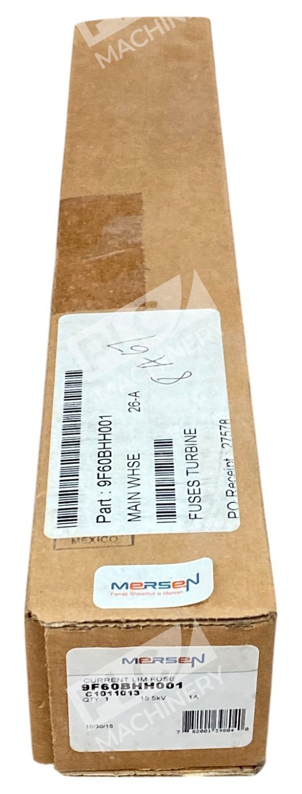 Mersen C1011013 1A 15.5kV Current Limiting Fuse 9F60BHH001