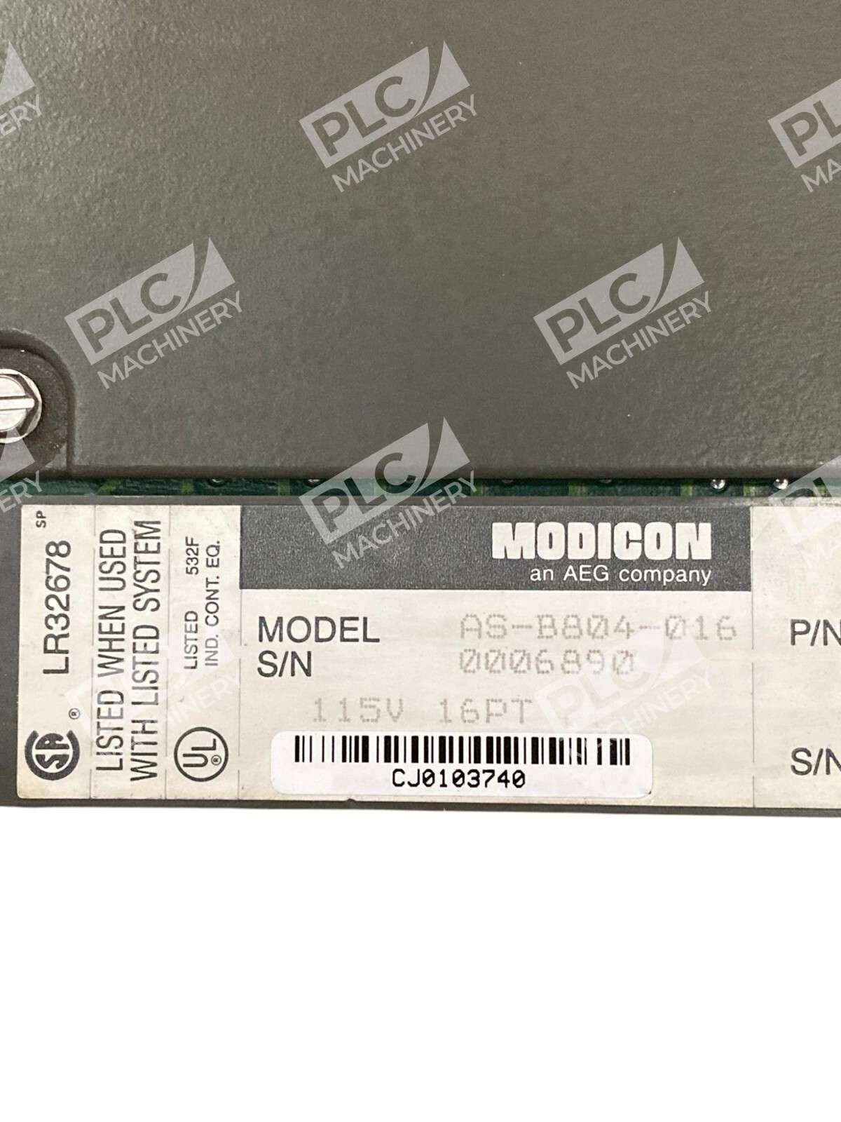 Modicon AEG 16PT B804 -016 115VAC Output Module AS-B804-016 - Image 7
