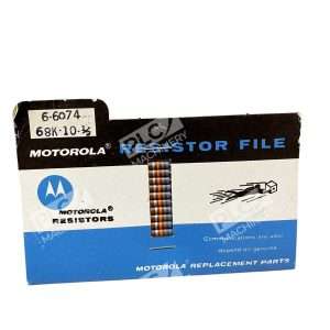 NOS Motorola 6-6074 Carbon Composition Resistors 68KΩ 10% 1/2W Vintage File Pack