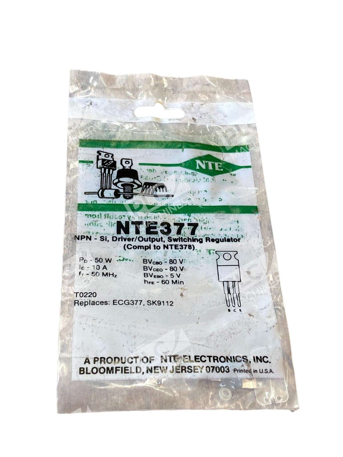 NTE Electronics NTE377 NPN Silicon Power Transistor TO-220 Pack of 7 - Image 3