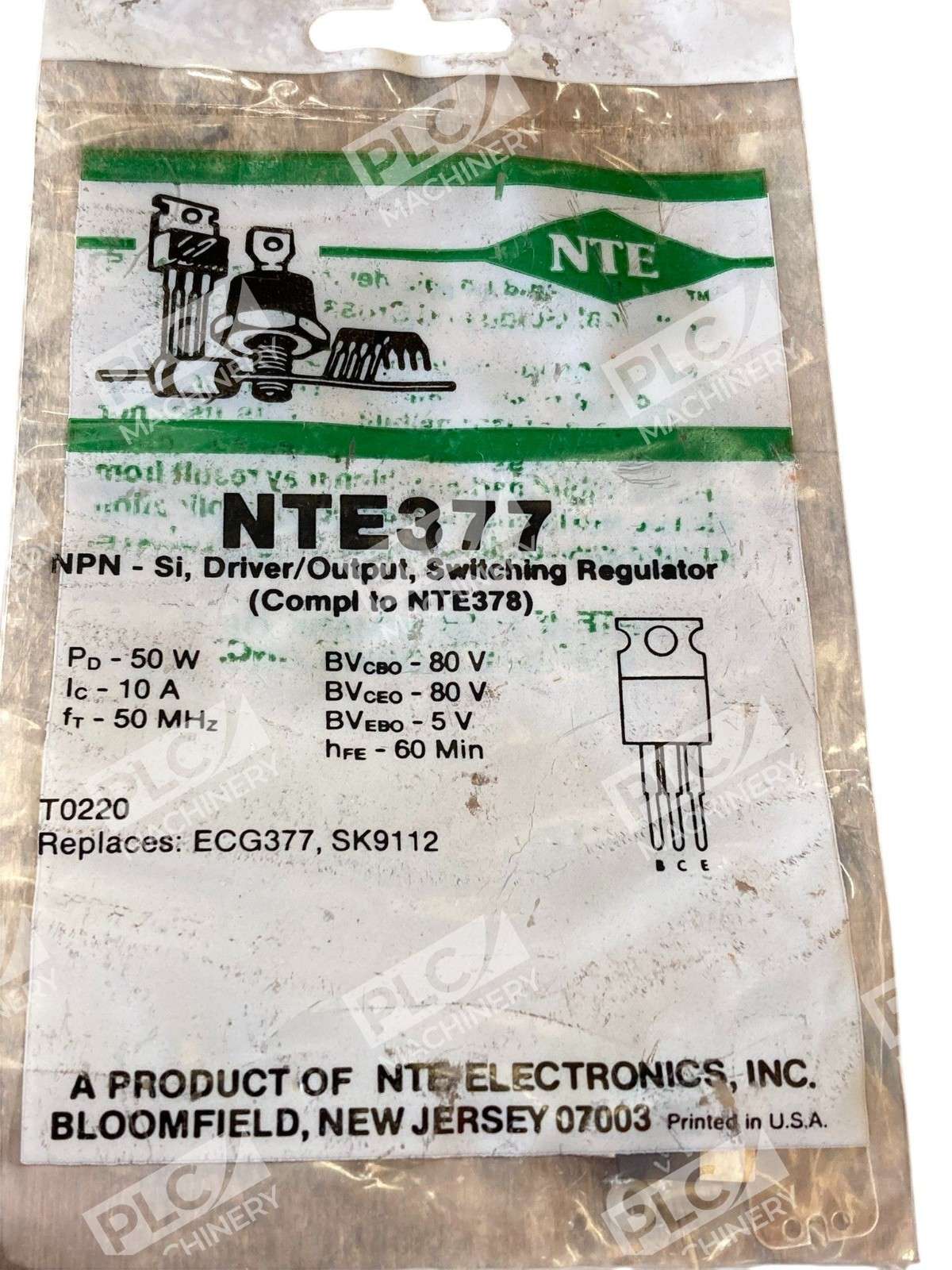 NTE Electronics NTE377 NPN Silicon Power Transistor TO-220 Pack of 7 - Image 4