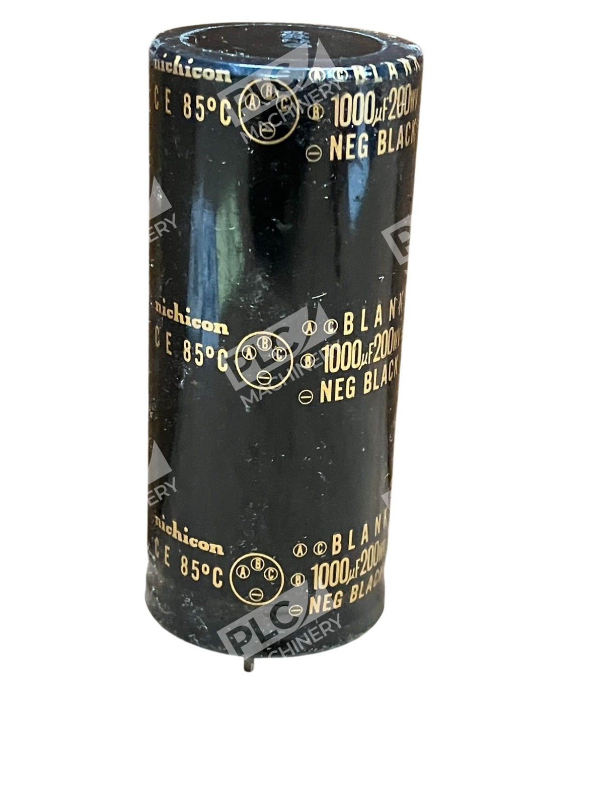 Nichicon 85C Blank 1000uF 200V Neg Black Capacitor 6023324