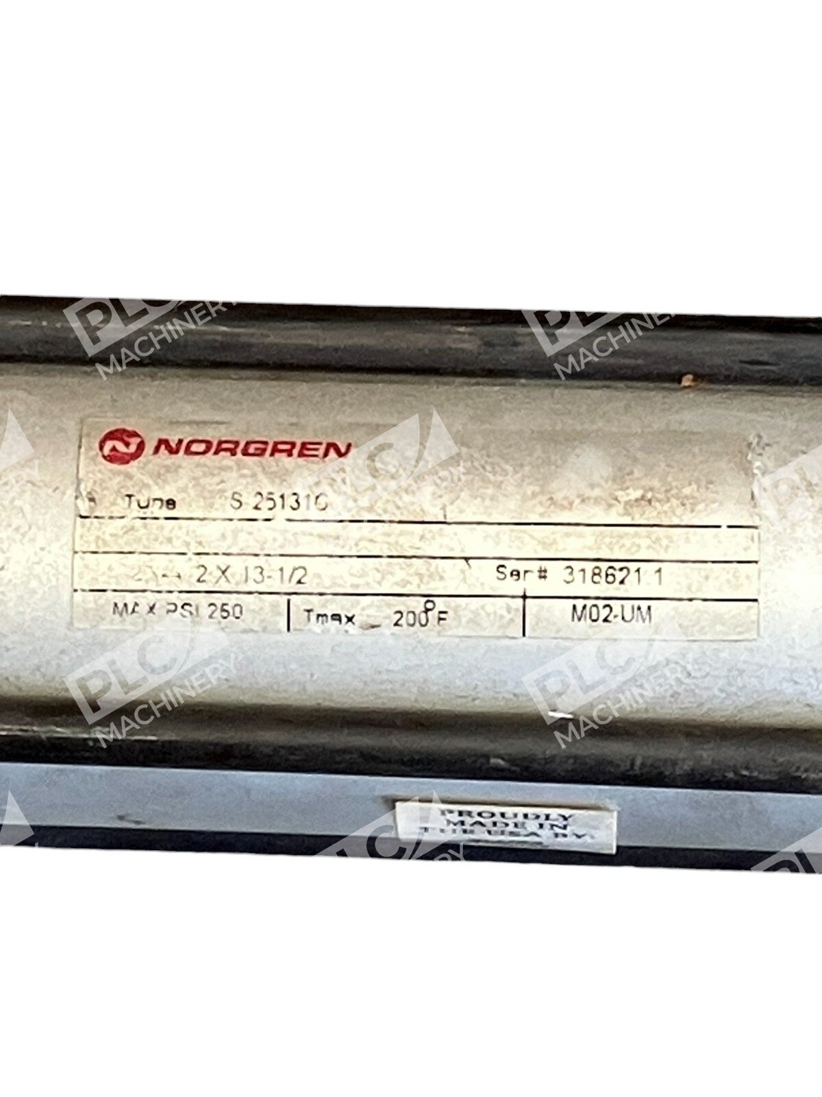 Norgren M02-UM 250PSI 2X2X13-1/2 Pneumatic Cylinder S25131G - Image 3