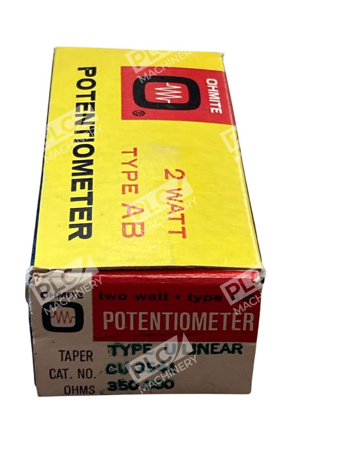 Ohmite CU-3541 350KΩ 2W Type AB U-Linear Wirewound Potentiometer Panel Mount - Image 3