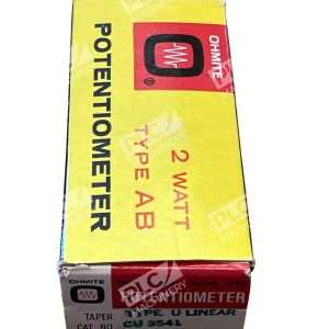 Ohmite CU-3541 350KΩ 2W Type AB U-Linear Wirewound Potentiometer Panel Mount