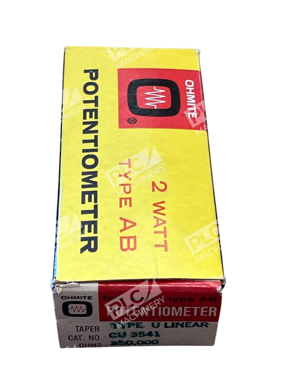 Ohmite CU-3541 350KΩ 2W Type AB U-Linear Wirewound Potentiometer Panel Mount