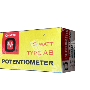 Ohmite CU 3541 Type AB U Linear 350K Ohms 2W Potentiometer Box of 2 297747419440