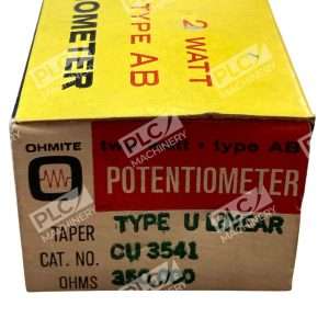 Ohmite CU 3541 Type AB U Linear 350K Ohms 2W Potentiometer Box of 2 297747419440