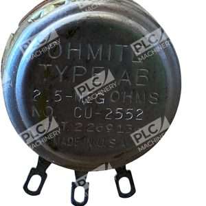 Ohmite CU2552 Potentiometer 25 M 2W Panel Mount U Linear Type AB 297747288750