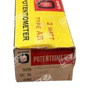 Ohmite CU7521 Potentiometer 75 K 2 W Type AB U Linear Panel Mount 297747481080