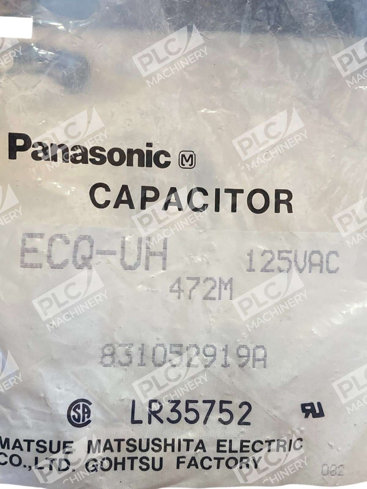 Panasonic ECQ-UH Series Metallized Film Capacitor 125V Pack of 100 - Image 4