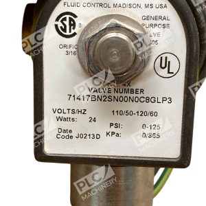 Parker 24W 0 125PSI 11050 12060 General Purpose Valve 71417BN2SN00N0C8GLP3 226832486200