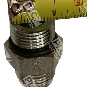 Parker P Metal Hydraulic Fitting 44 lot of 4 226779683610