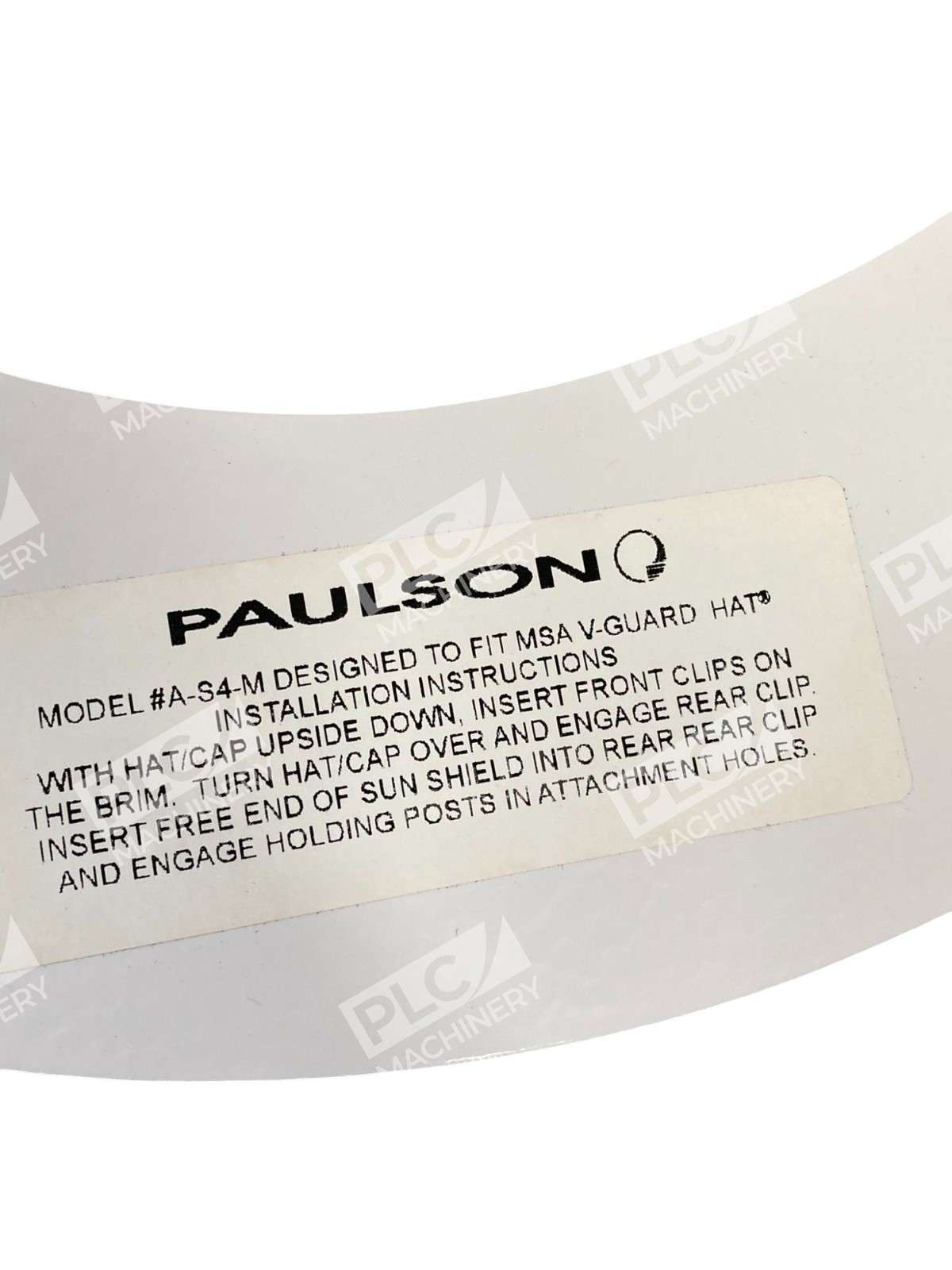 Paulson A-S4-M Hard Hat Sun Shield - Image 3