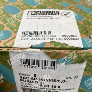 Phoenix Contact SAC 5P M12MS50 PURAD 2L Box of 5 227028560820