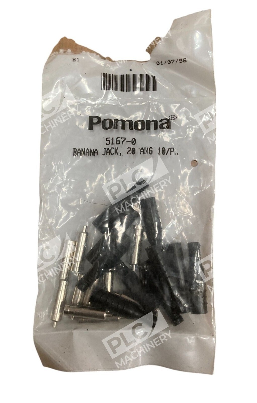 Pomona 20AWG Banana Jack 5167-0 (Bag of 10)