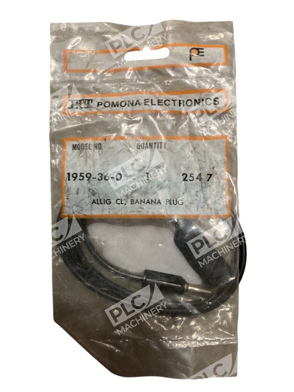 Pomona Electronics ITT 2547 Alligator Clip Banana Plug 1959-36-0
