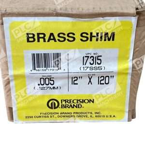 Precision Brand Products 17SS5 005 Gauge 12x120 Brass Shim 17315 226786409590