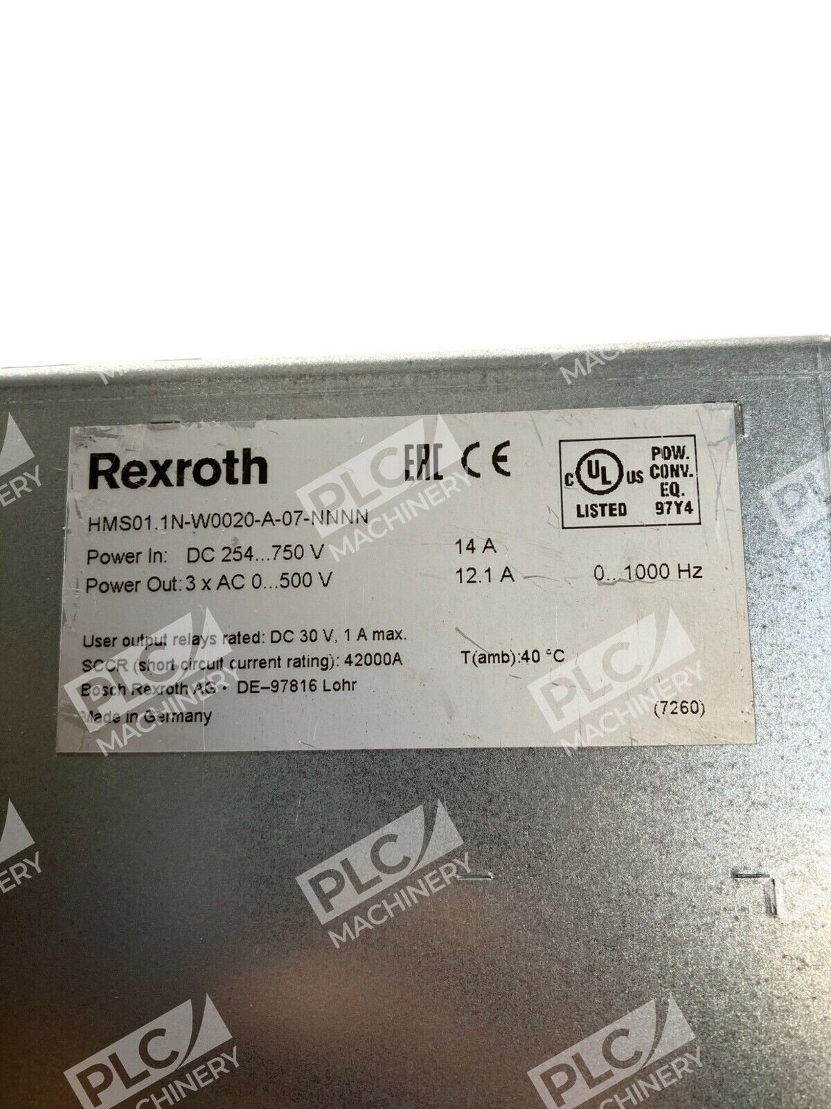 Rexroth HMS01.1N-W0020-A-07-NNNN IndraDrive M R911295323 - Image 5
