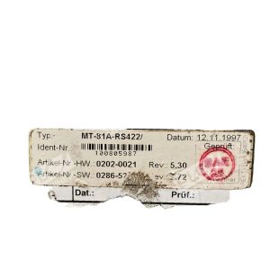 SAE MT 81A RS422 227026770010