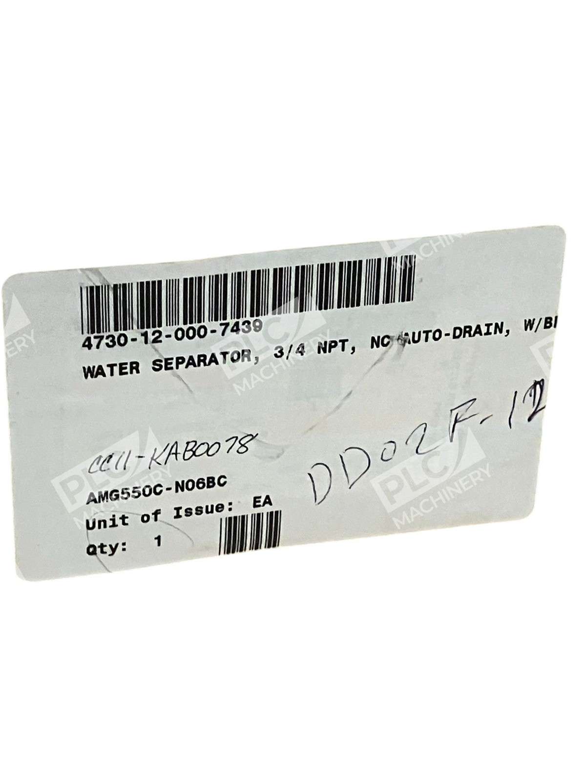 SMC AMG550C-N06BC Water Separator / Ambient Dryer 3/4" NPT 145 PSI Industrial - Image 5