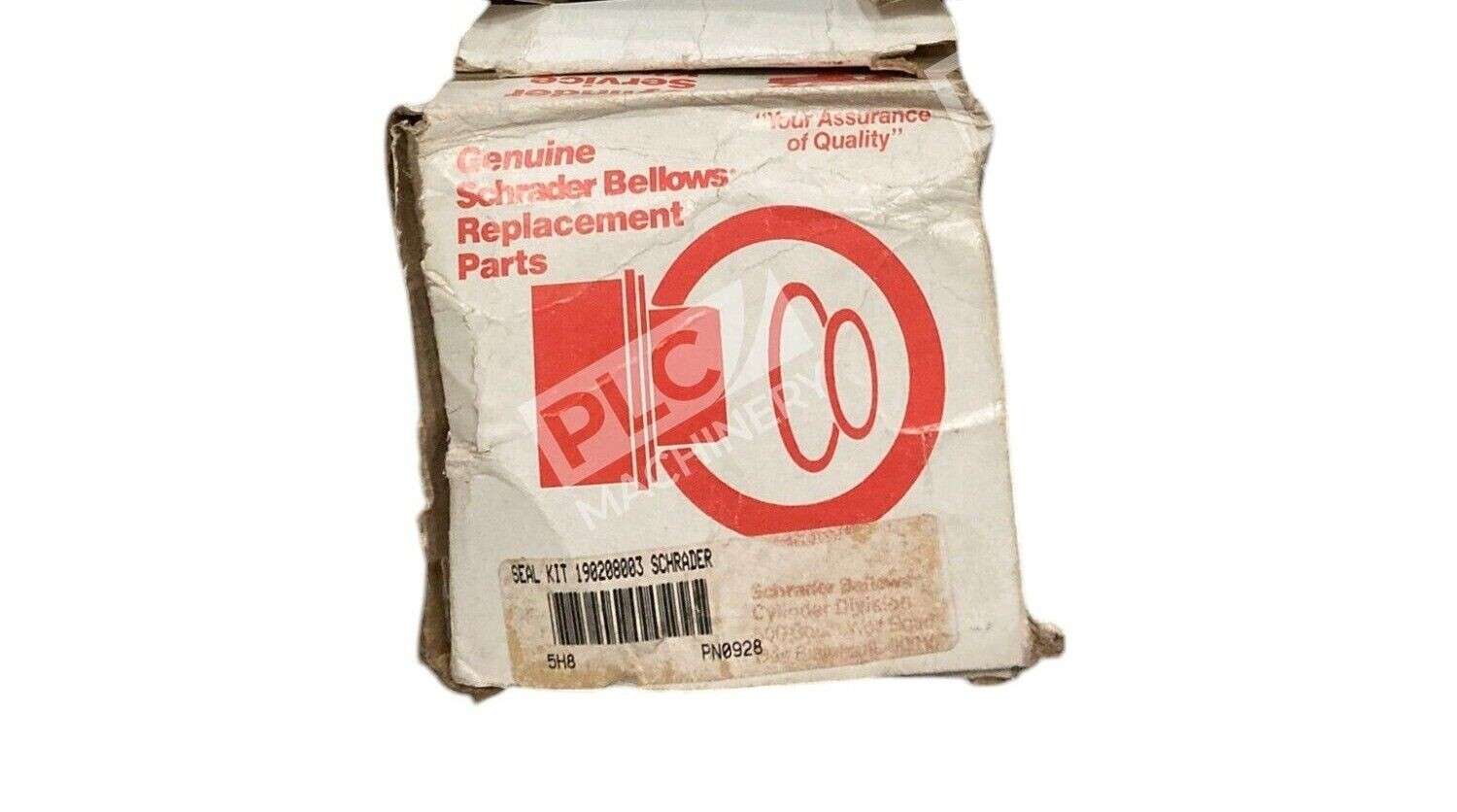 Schrader Bellows Cylinder Seal Kit 190208003