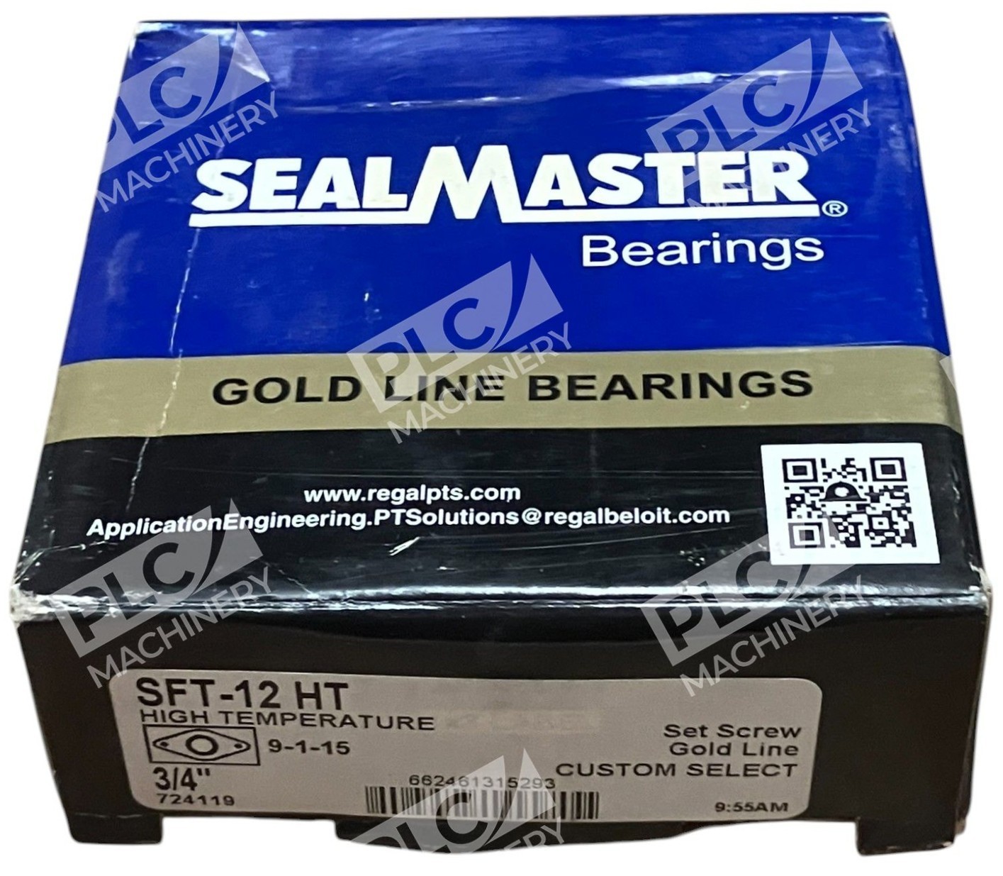 SealMaster High Temperature 3/4" Gold Line Bearing SFT-12 HT