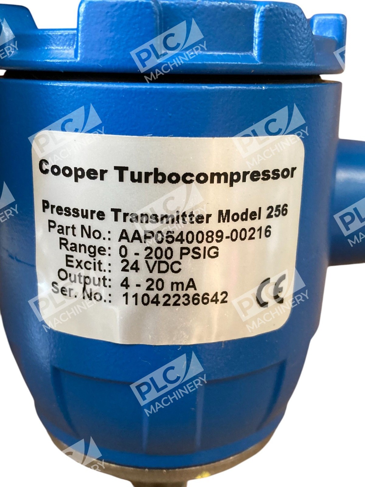 Setra 256 0-200PSIG 24VDC 4-20mA Cooper Turbocompressor AAP0540089-00216 - Image 9
