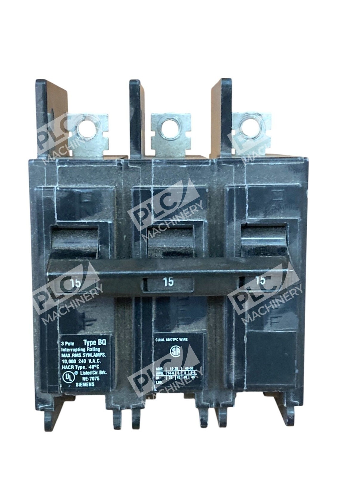 Siemens 3 Pole 15A Circuit Breaker BQ3B015 (lot of 2) - Image 3