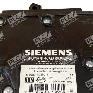 Siemens 3 Pole 15A Circuit Breaker BQ3B015 lot of 2 226806459160