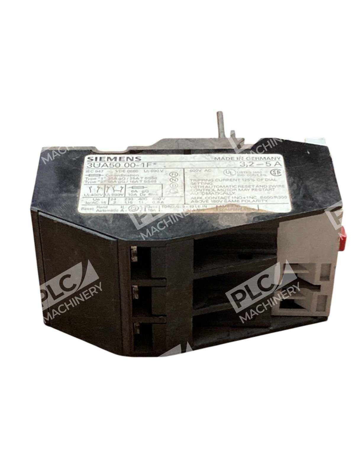 Siemens 3.2-5A Overload Relay 3UA50 00-1F - Image 4