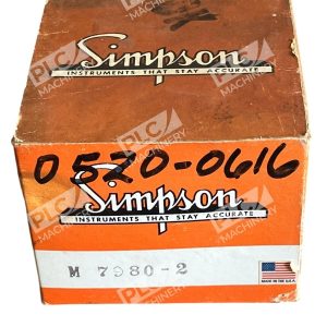 Simpson Instruments Panel Meter M7980 2 227032827320