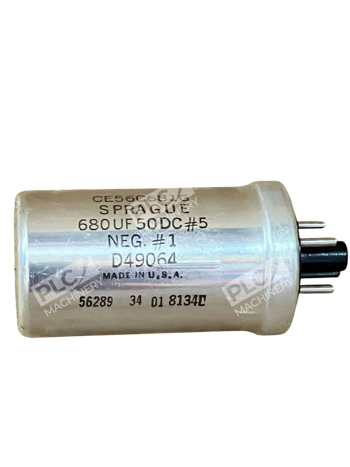Sprague CE56C681G 680µF 50V Aluminum Electrolytic Capacitor - Image 4