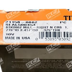 Timken 63X0862 719ID 2437OD 0375THK Oil Seal 21158 0862 226915656820