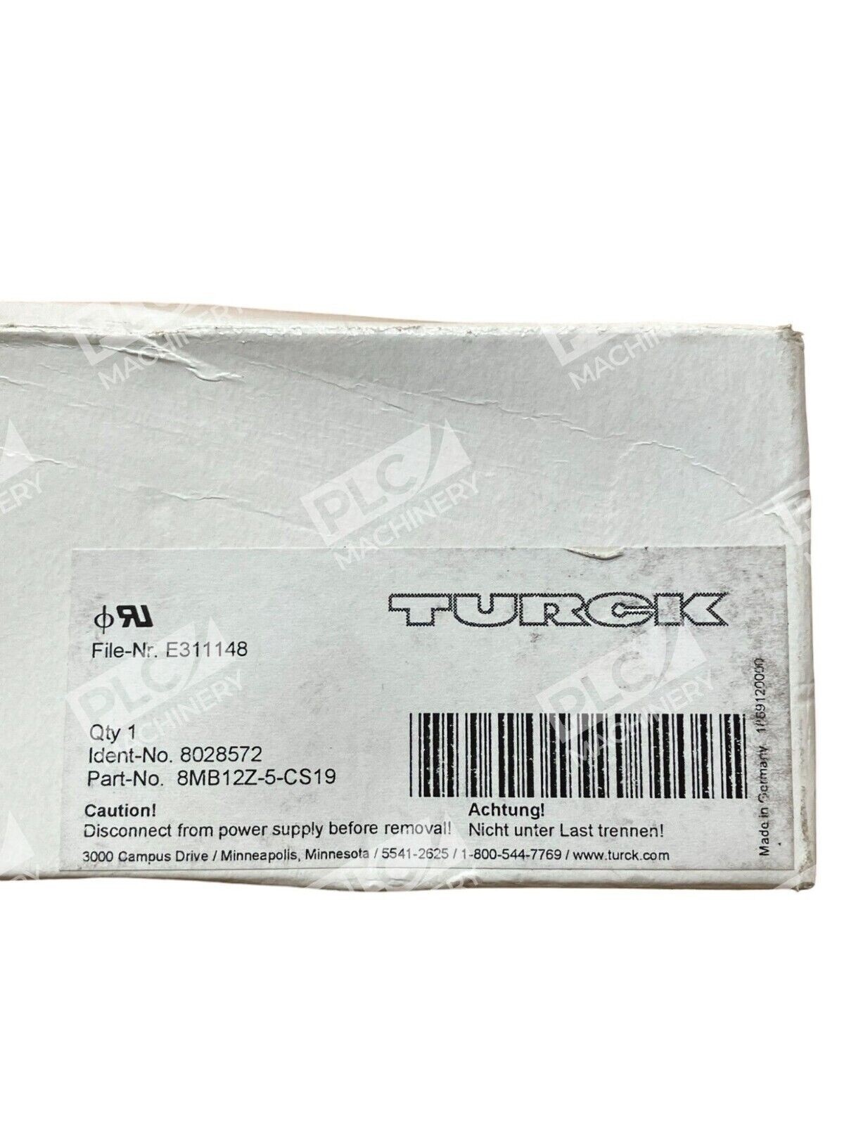 Turck 8MB12Z-5-CS19 Eurofast Cordset Junction Multibox - Image 3