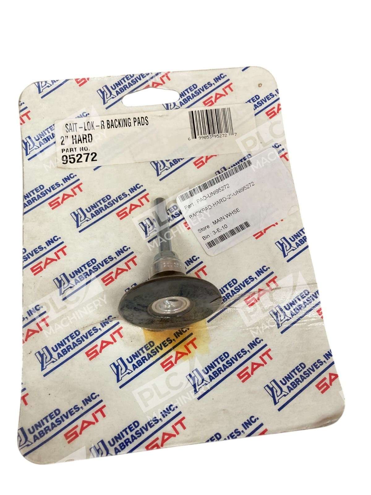 UNITED ABRASIVES 95272 Smooth SAIT-LOK-R Backing Pad for QC Discs Hard