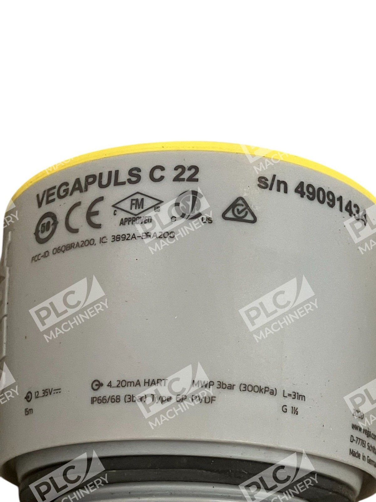 Vega RA-222 2US PN177660 PULS C 22 Level Transmitter VEGAPULS C 22 - Image 11