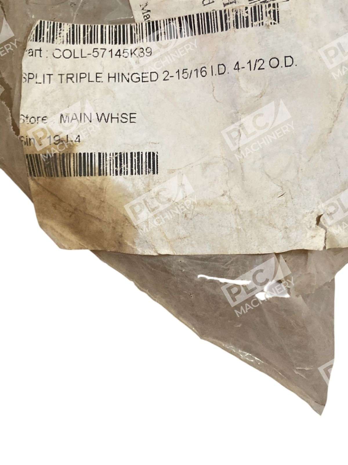 2-15/16"ID 4-1/2"OD Triple Hinged Split Collar 57145K39 - Image 6