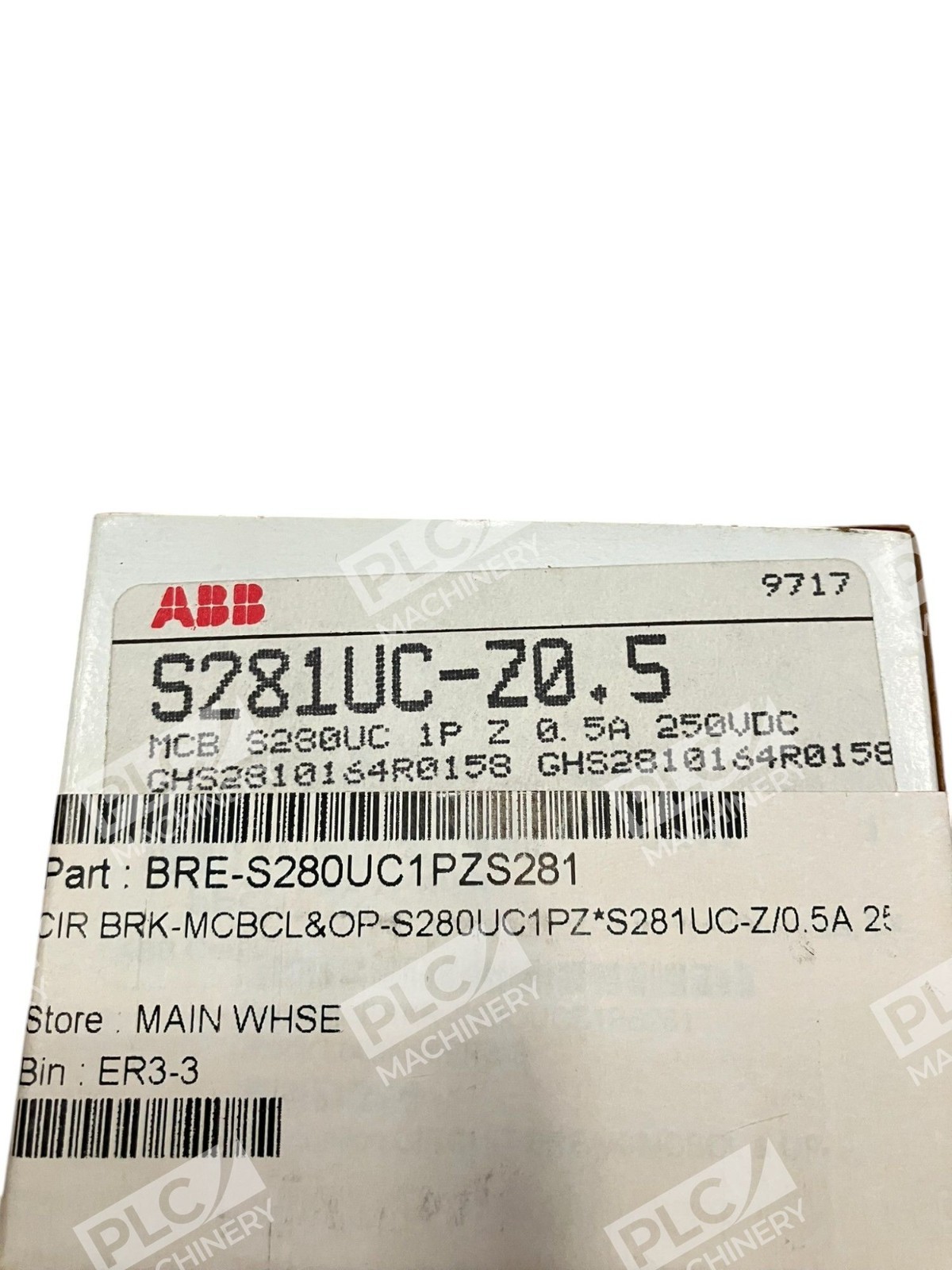 ABB S281UC-Z0,5 0.5A 250VDC S230UC 1P Circuit Breaker S281UC-Z0.5 - Image 3