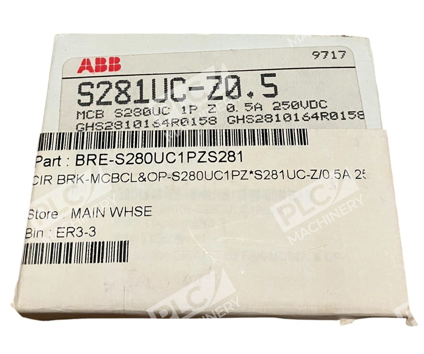 ABB S281UC-Z0,5 0.5A 250VDC S230UC 1P Circuit Breaker S281UC-Z0.5