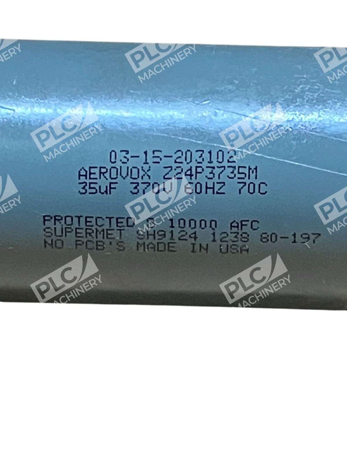 Aerovox Z24P3735M Motor Run Capacitor 35µF 370VAC 50/60Hz Oil-Filled - Image 4