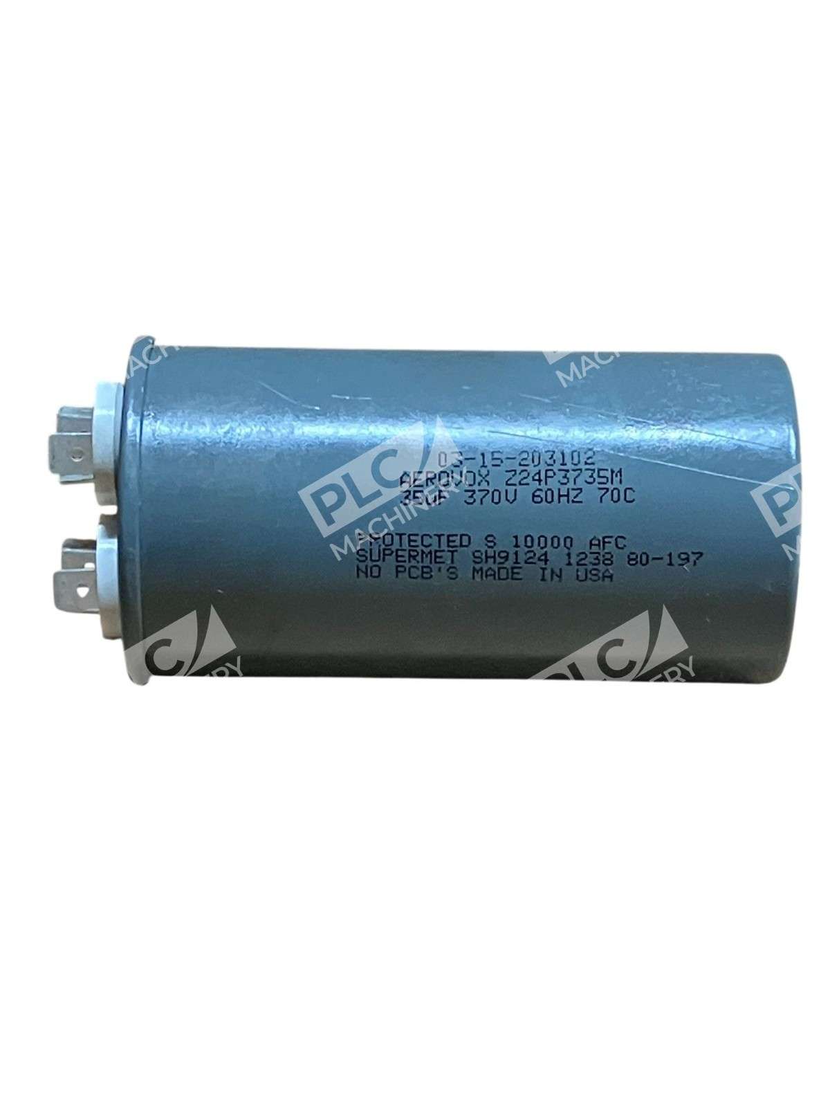 Aerovox Z24P3735M Motor Run Capacitor 35µF 370VAC 50/60Hz Oil-Filled