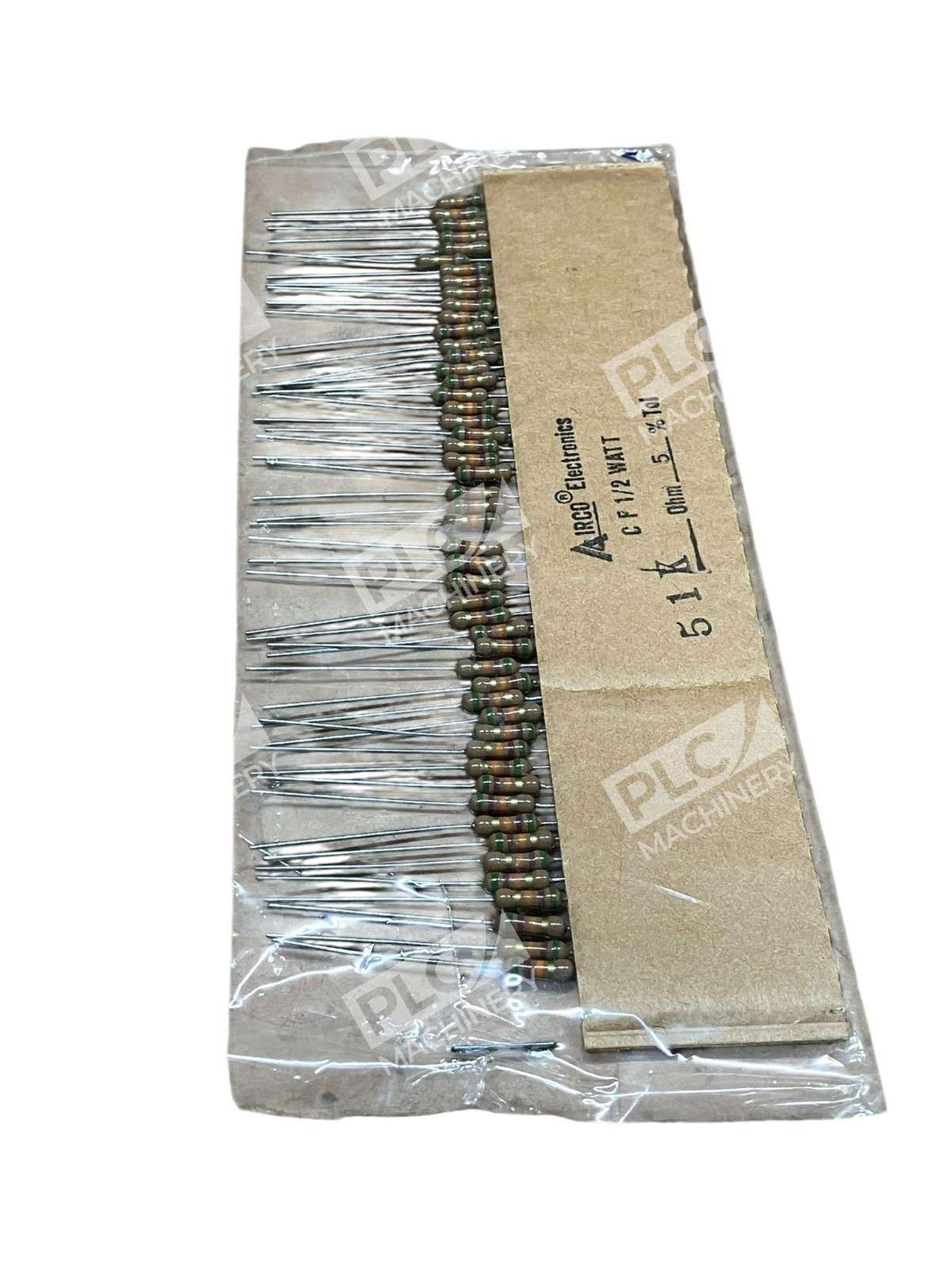 Airco Electronics CF 1/2 Carbon Film Resistors 51k Ohms 0.5 W One Box of 1000 - Image 13
