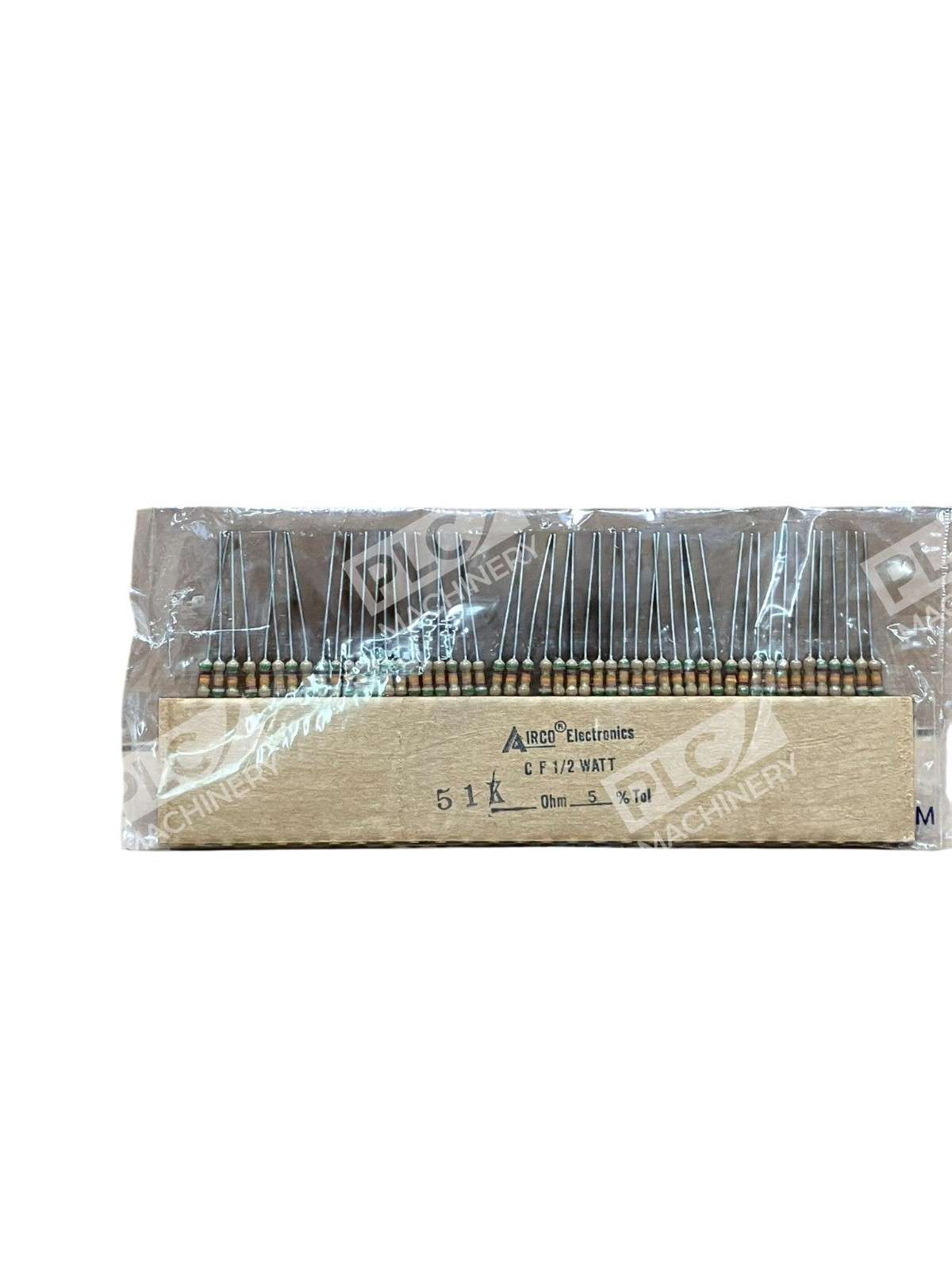 Airco Electronics CF 1/2 Carbon Film Resistors 51k Ohms 0.5 W One Box of 1000 - Image 10