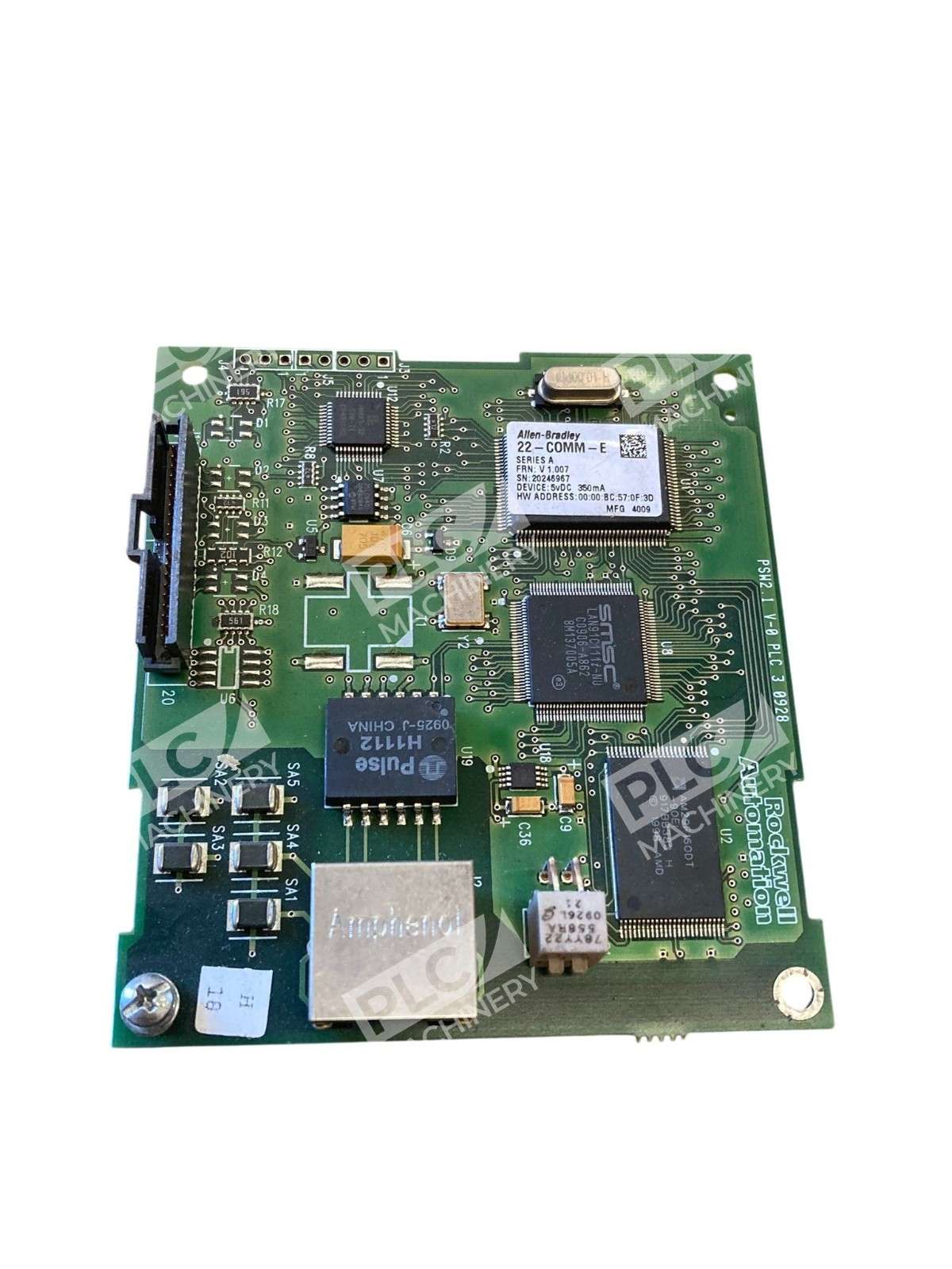 Allen-Bradley 22-COMM-E EtherNet/IP Adapter Ser A FRN V1.007 5VDC 350MA