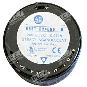 Allen Bradley 24V AC/DC 0.271A BA15d 7W Incandescent Blue Light 855T-B24DN6 /B