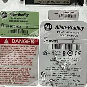 Allen Bradley 2711P RP2 Ser F Logic Module 297140261201