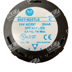 Allen Bradley 35mA 24V AC/DC 7W BA15d Blue Steady LED 855T-B24TL6 /C