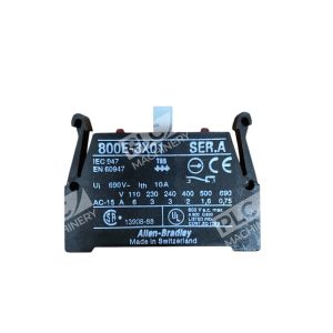 Allen Bradley AB 600VAC 10A Contact Block 800E-3X01 /A