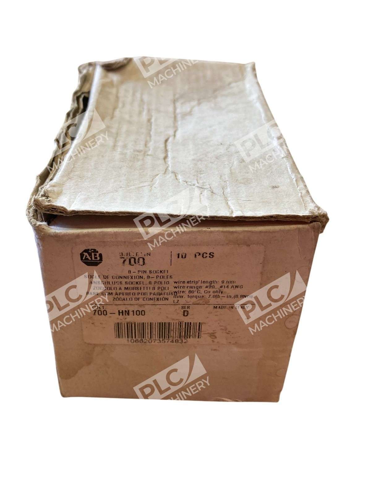 Allen Bradley AB 8 Pin Socket 700-HN100 /D (Box of 6)